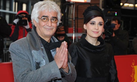 Kambuzia Partovi and Maryam Moghadam at the Closed Curtain premiere in Berlin