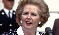 Prime Minister Margaret Thatcher in the 1980s. 