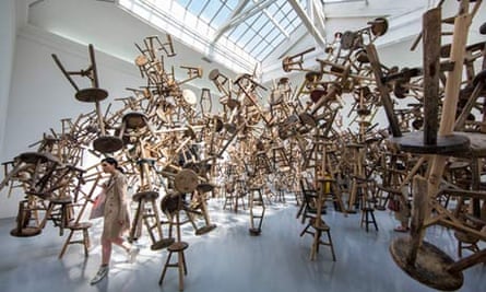 Bang (2013), an Ai Weiwei installation in the German pavilion.