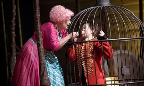 Susan Bickley and Claudia Huckle in Hansel und Gretel by Garsington Opera at Wormsley