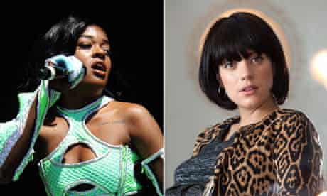 Star wars … Azealia Banks and Lily Rose Cooper.