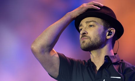 Justin Timberlake at the Yahoo! Wireless festival in London