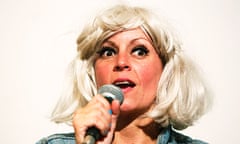 Naked truth … Adrienne Truscott at Bob's Bookshop, Edinburgh.