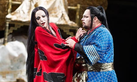 Lise Lindstrom and Marco Berti in Puccini's Turandot at Royal Opera House