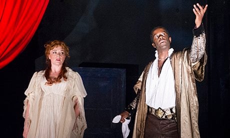 Holding the mirror up to nature … Charlotte Lucas and Adrian Lester in Red Velvet.