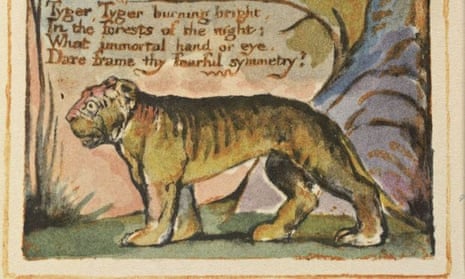 The Tyger, written and illustrated by William Blake