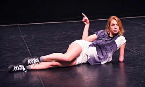 Brimful of mischief … Laura Patay in Let's Talk About Dis from Candoco's Playing Another.