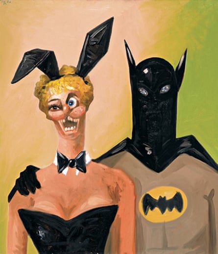 Batman and Bunny, 2005, by George Condo