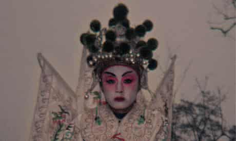 Costume drama … an image from Zhang Xiao's Shanxi showing a girl dressed up to celebrate China's lun