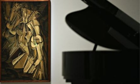 Nude Descending a Staircase by Marcel Duchamp