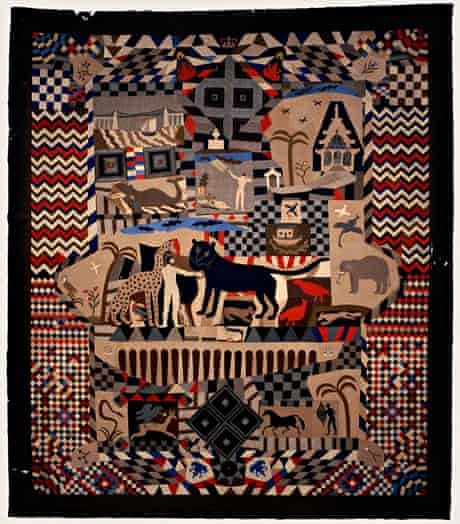 A patchwork bedcover (1842-52) by James Williams of Wrexham – part of British Folk Art