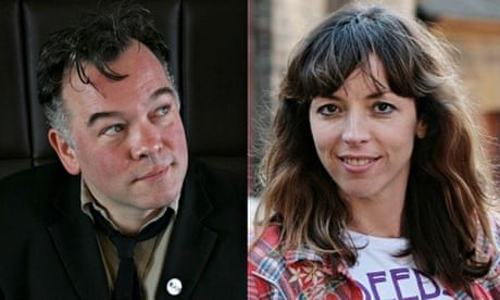 His-and-hers comedy … Stewart Lee and Bridget Christie.