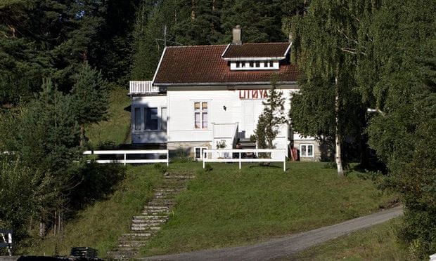 Utoeya Island where Anders Behring Breivik shootings occured, Norway - 23 Aug 2011