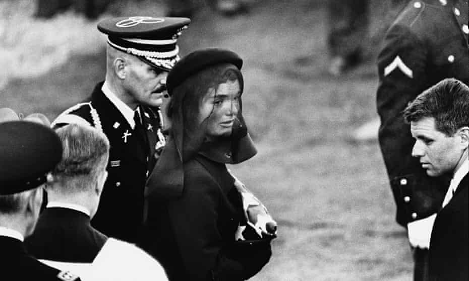 Haunting … Jacqueline Kennedy at John F Kennedy's funeral in Arlington, Virginia, 25 November 1963.
