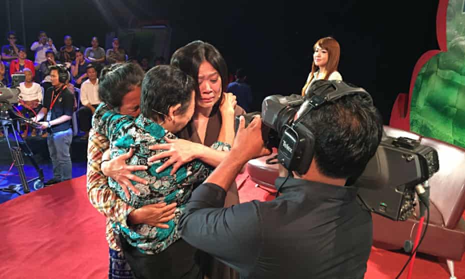 Sisters Hong and Bo are reunited after 40 years apart on the Cambodian show It's Not a Dream.