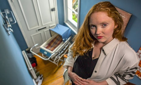 Parent trap? … actor and mother-to-be Lily Cole.