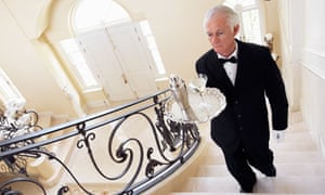 Image result for butlers carrying trays