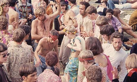 Hippies at Hyde Park 'Love In' 1967