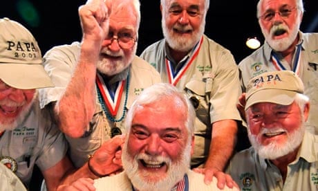 Hemingway Lookalike contest 