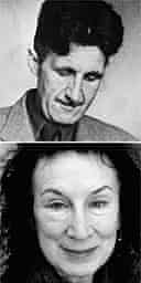 George Orwell and Margaret Atwood