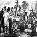 A slave market: illustration to Uncle Tom's Cabin