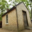 A replica of the hut Thoreau built at Walden Pond