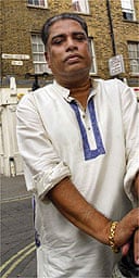 Abdus Salique, who is leading the campaign against the filming of Brick Lane