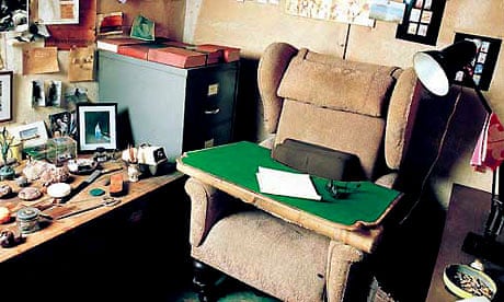 Roald Dahl's writing room