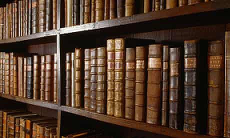 Shelf of books at the Bodleian library