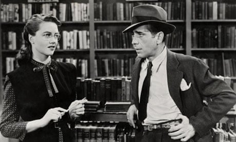 Dorothy Malone and Humphrey Bogart in The Big Sleep