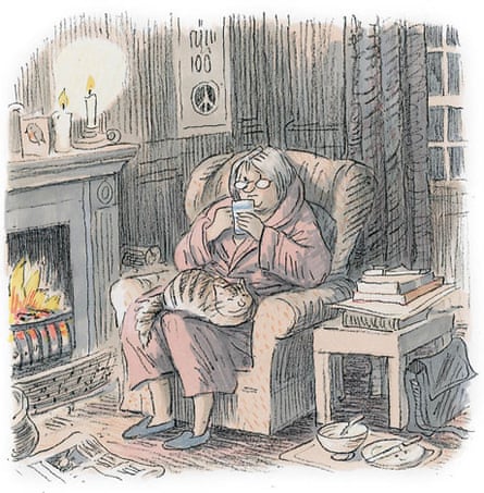 Posy Simmonds' illustration for Mrs Scrooge