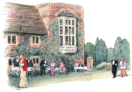Illustration by Posy Simmonds from Midsummer Night at Glyndebourne