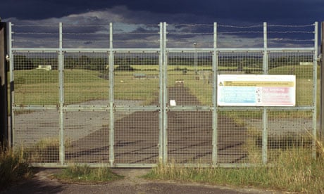 A deserted airbase in a scene from Robinson in Ruins