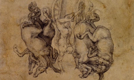 Michelangelo's drawing 'Phaeton'