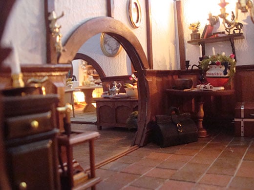 Down The Hobbit Hole Inside A Miniature Bag End Books