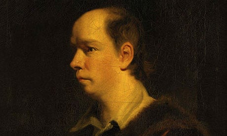 Detail from Sir Joshua Reynolds' portrait of Oliver Goldsmith