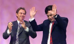 Blair and Brown at the Labour party conference, 1999