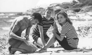 Henri Serre, Oskar Werner and Jeanne Moreau in Jules et Jim