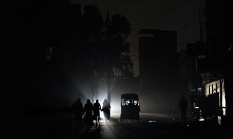 short story 9/11 A street in Karachi during a power cut