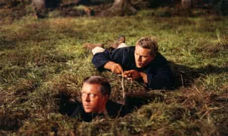 Tunnel vision … Richard Attenborough and Steve McQueen in The Great Escape.