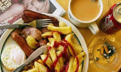 Picture of fry-up in a cafe
