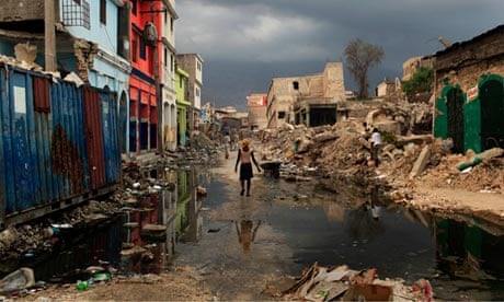 Haiti earthquake scene