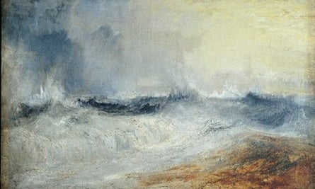 Turner: Waves Breaking against the Wind