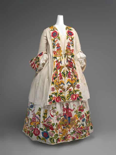 Jacket (Casaquin) and Petticoat (1725-40)