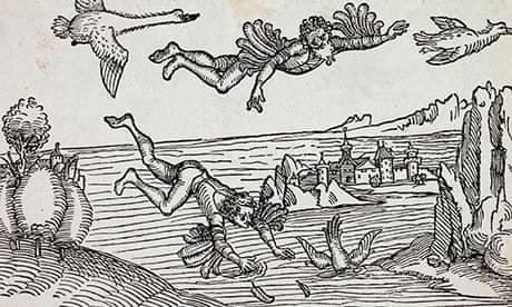 Daedalus Watching Icarus Falling
