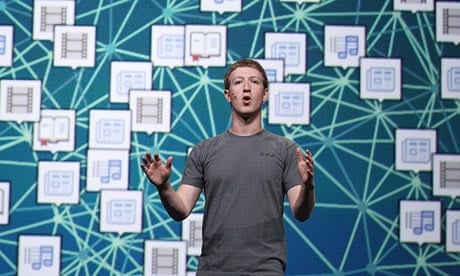 Mark Zuckerberg introducing the social network’s Timeline feature
