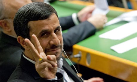 Revolutionary theory … Mahmoud Ahmadinejad, president of the Islamic Republic of Iran.
