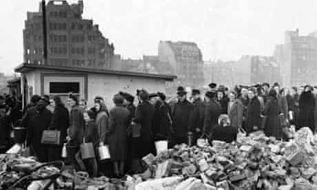 Hungry Citizens of Hamburg, Germany 1945