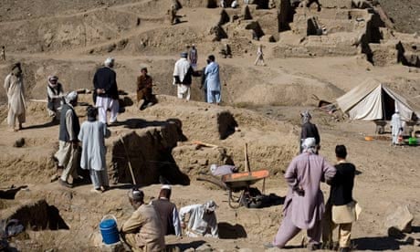 The archaeological dig at Mes Aynak