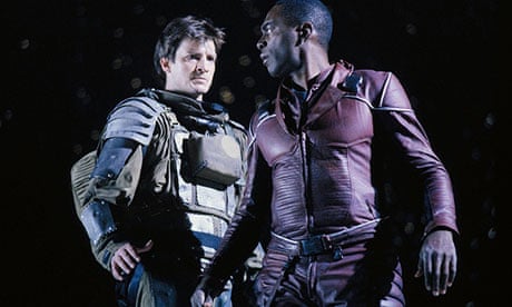 Nathan Fillion (left) and Richard Richard Brooks in the Fox TV show Firefly